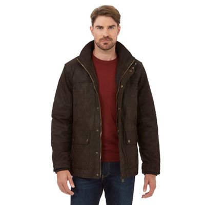 Barneys Dark brown leather jacket